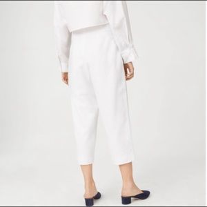 Club Monaco Valarena White Linen Pant size 4